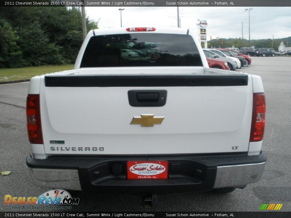 2011 Chevrolet Silverado 1500 LT Crew Cab Summit White / Light Cashmere/Ebony Photo #8