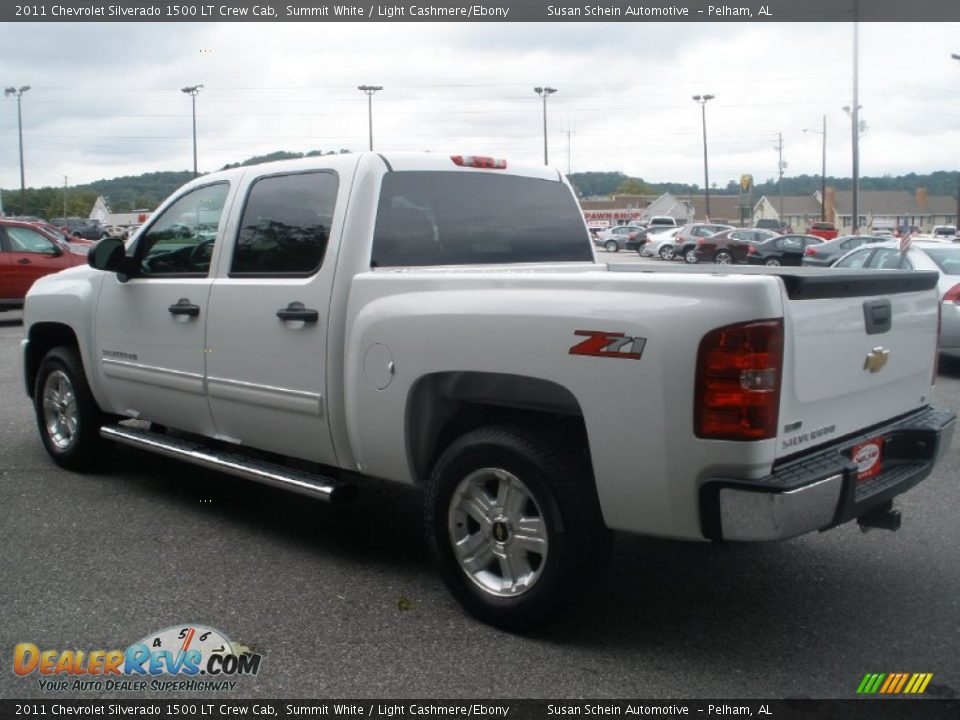 2011 Chevrolet Silverado 1500 LT Crew Cab Summit White / Light Cashmere/Ebony Photo #9