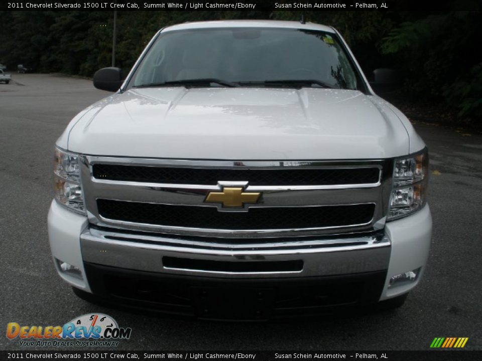 2011 Chevrolet Silverado 1500 LT Crew Cab Summit White / Light Cashmere/Ebony Photo #12