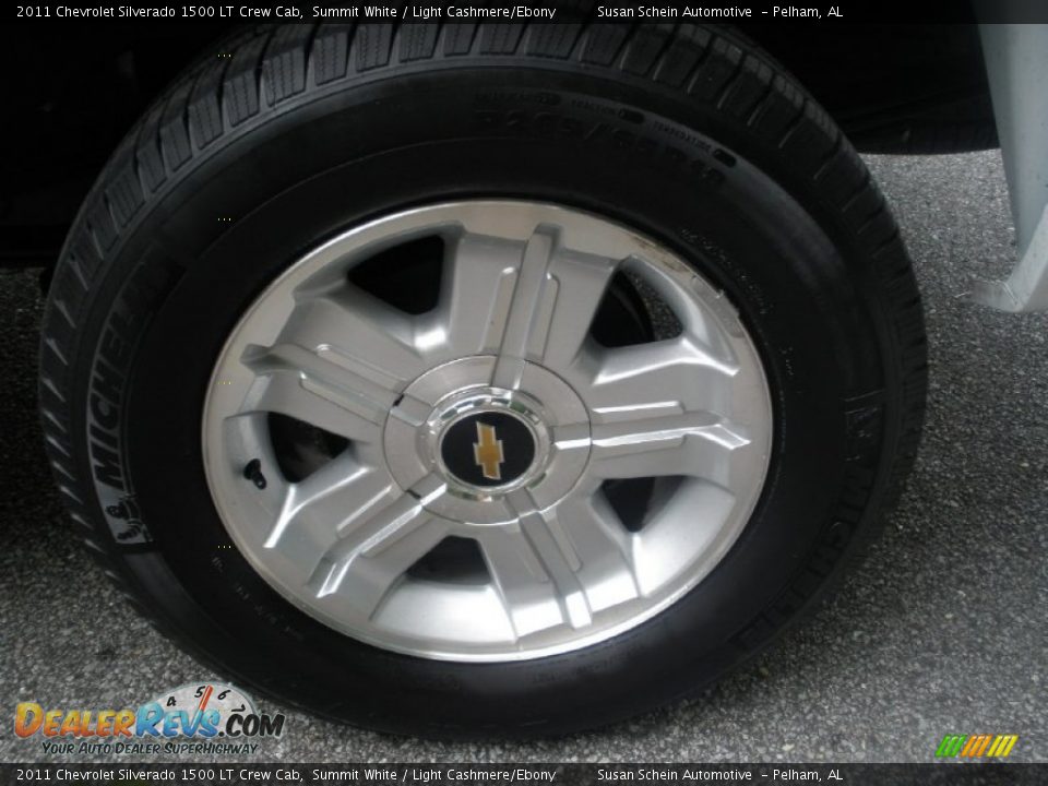 2011 Chevrolet Silverado 1500 LT Crew Cab Summit White / Light Cashmere/Ebony Photo #14
