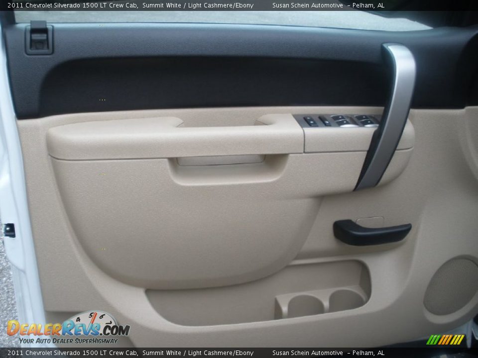 2011 Chevrolet Silverado 1500 LT Crew Cab Summit White / Light Cashmere/Ebony Photo #16