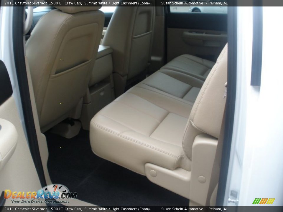 2011 Chevrolet Silverado 1500 LT Crew Cab Summit White / Light Cashmere/Ebony Photo #17