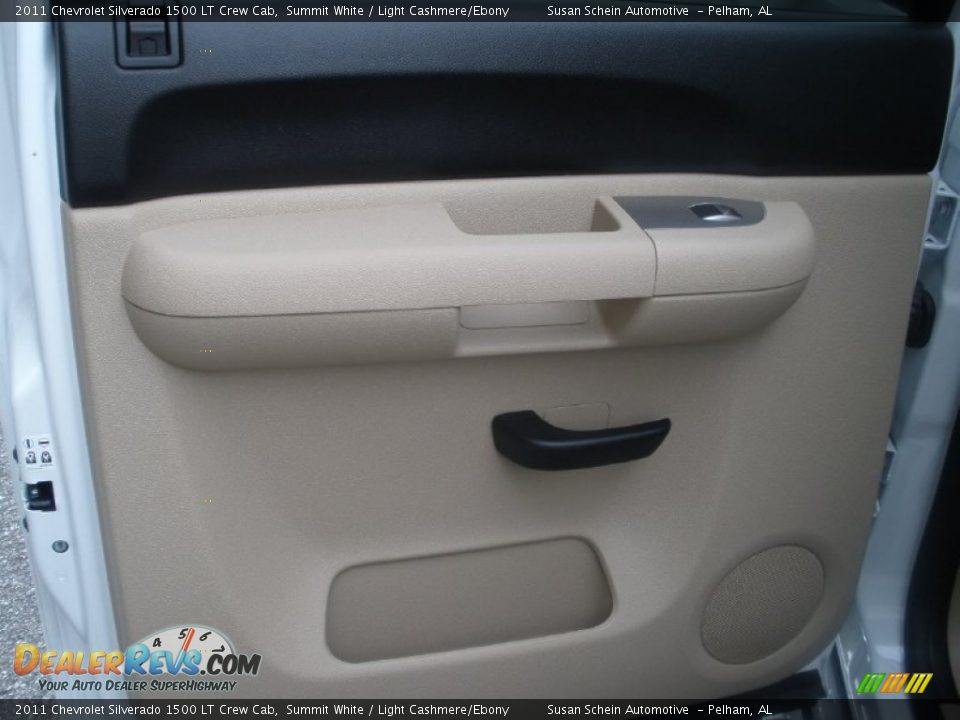 2011 Chevrolet Silverado 1500 LT Crew Cab Summit White / Light Cashmere/Ebony Photo #18