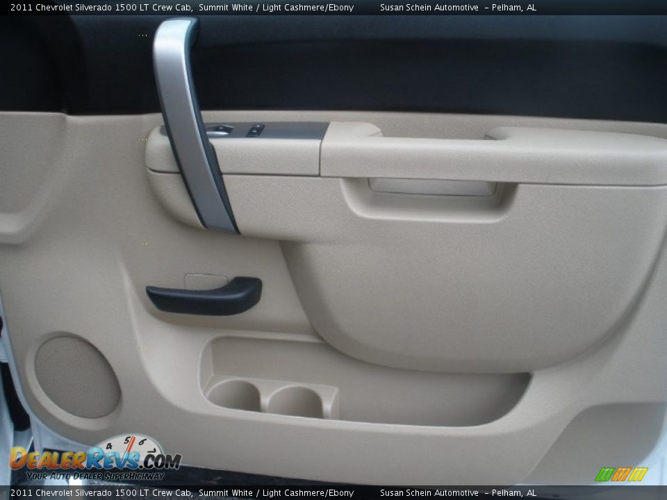 2011 Chevrolet Silverado 1500 LT Crew Cab Summit White / Light Cashmere/Ebony Photo #20