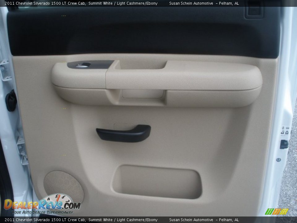 2011 Chevrolet Silverado 1500 LT Crew Cab Summit White / Light Cashmere/Ebony Photo #22