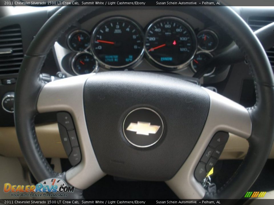 2011 Chevrolet Silverado 1500 LT Crew Cab Summit White / Light Cashmere/Ebony Photo #23