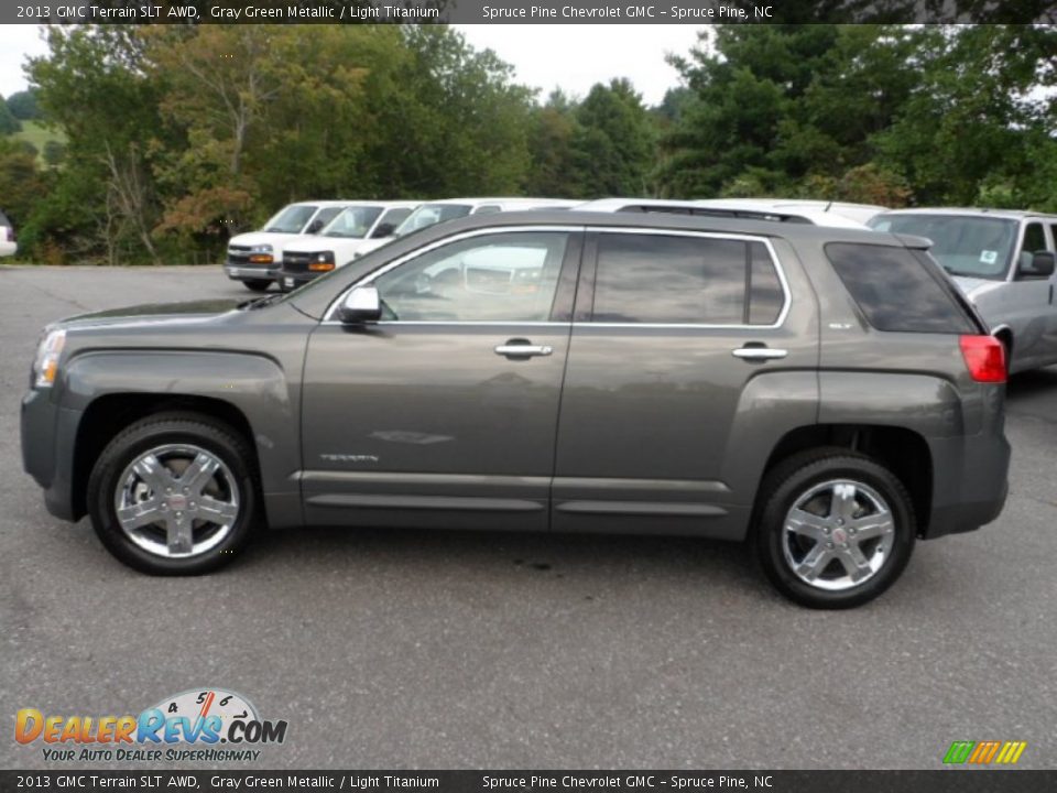 2013 GMC Terrain SLT AWD Gray Green Metallic / Light Titanium Photo #1