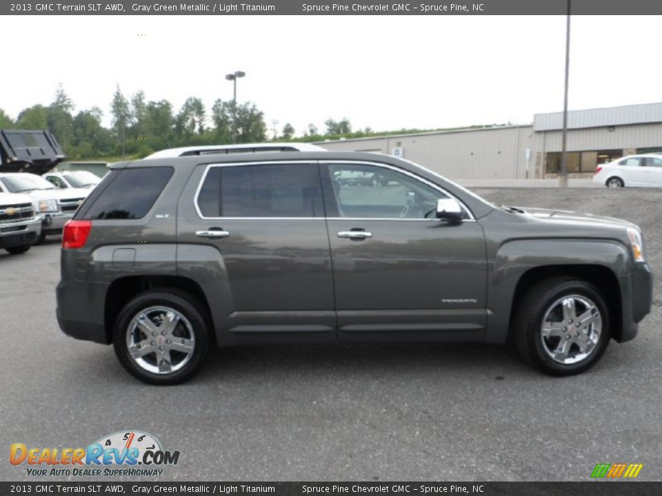 2013 GMC Terrain SLT AWD Gray Green Metallic / Light Titanium Photo #2