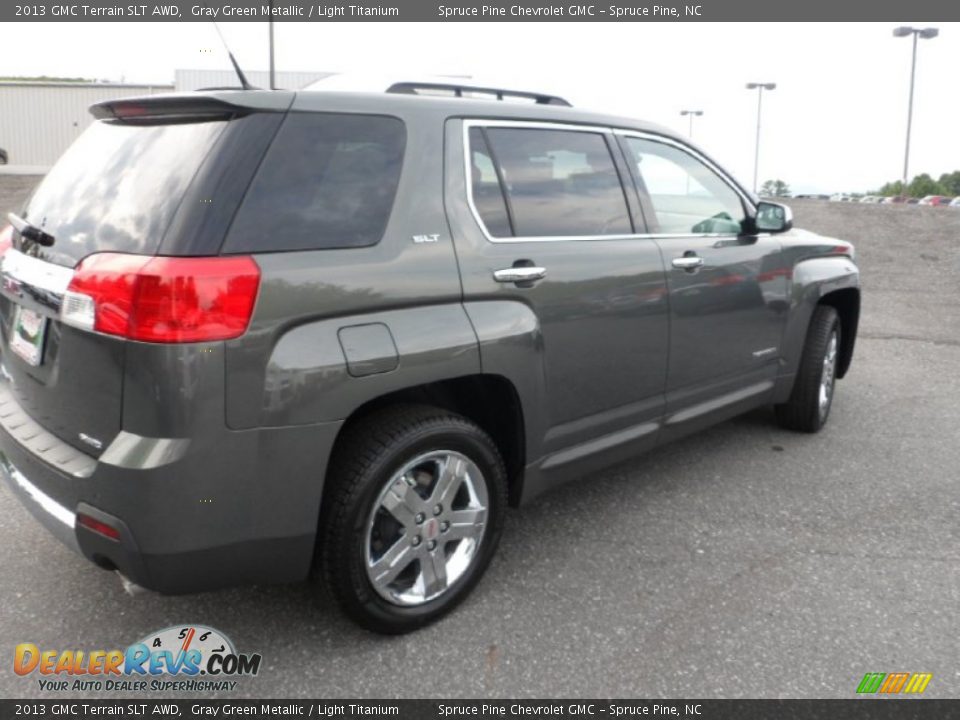 2013 GMC Terrain SLT AWD Gray Green Metallic / Light Titanium Photo #6