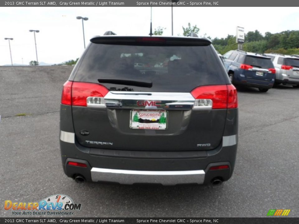 2013 GMC Terrain SLT AWD Gray Green Metallic / Light Titanium Photo #7