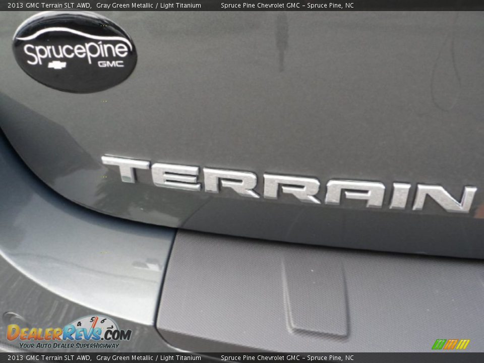 2013 GMC Terrain SLT AWD Gray Green Metallic / Light Titanium Photo #8
