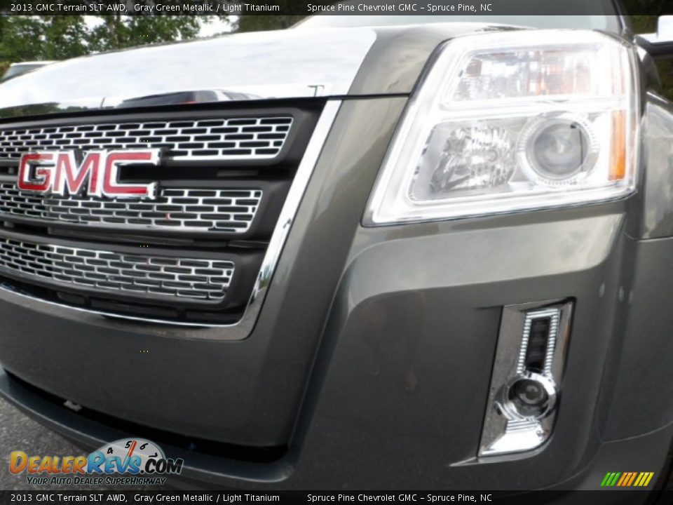 2013 GMC Terrain SLT AWD Gray Green Metallic / Light Titanium Photo #11