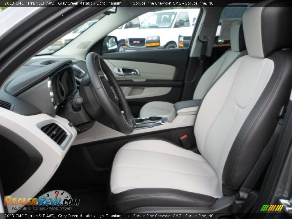 Light Titanium Interior - 2013 GMC Terrain SLT AWD Photo #15