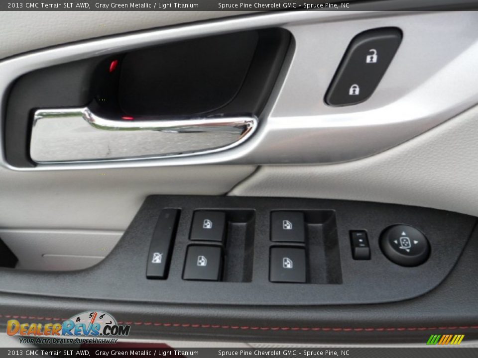 2013 GMC Terrain SLT AWD Gray Green Metallic / Light Titanium Photo #17