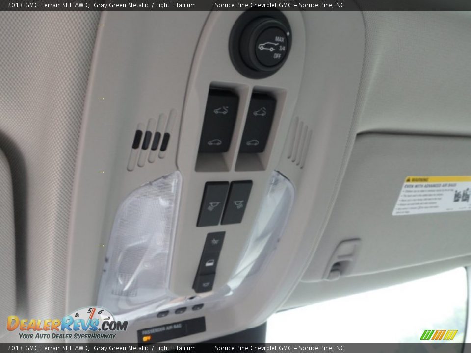 2013 GMC Terrain SLT AWD Gray Green Metallic / Light Titanium Photo #25