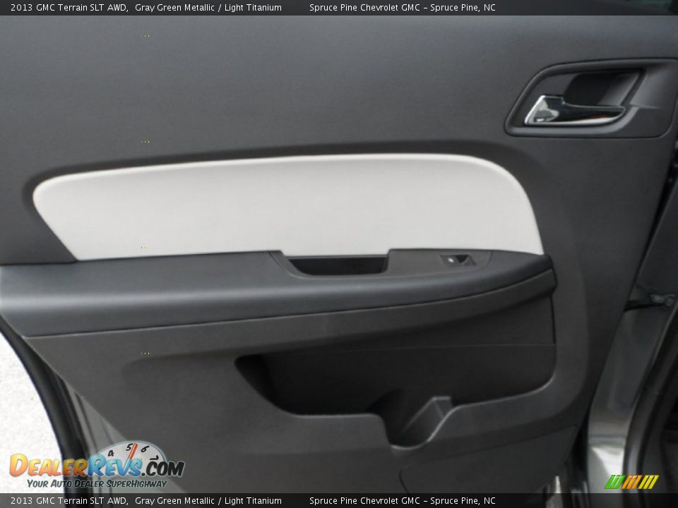2013 GMC Terrain SLT AWD Gray Green Metallic / Light Titanium Photo #27