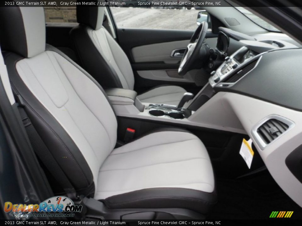 2013 GMC Terrain SLT AWD Gray Green Metallic / Light Titanium Photo #36
