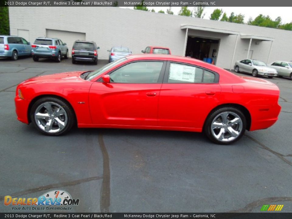 2013 Dodge Charger R/T Redline 3 Coat Pearl / Black/Red Photo #3