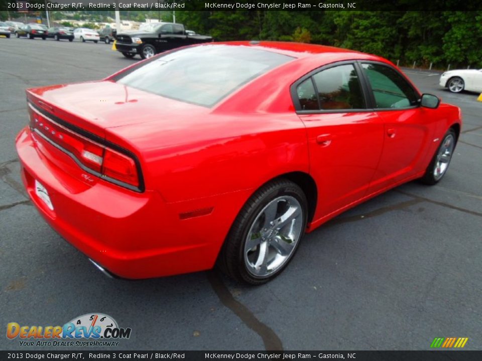 2013 Dodge Charger R/T Redline 3 Coat Pearl / Black/Red Photo #5