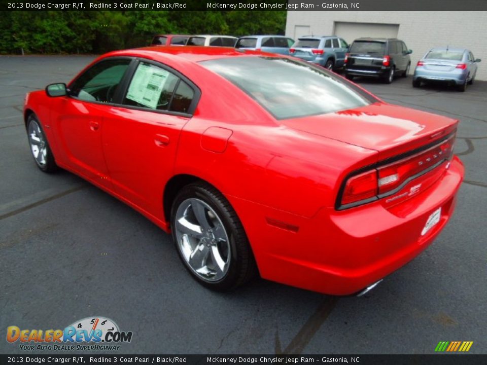 2013 Dodge Charger R/T Redline 3 Coat Pearl / Black/Red Photo #6