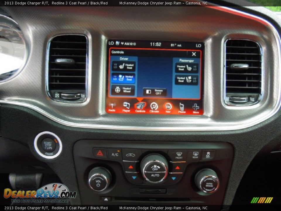 2013 Dodge Charger R/T Redline 3 Coat Pearl / Black/Red Photo #14