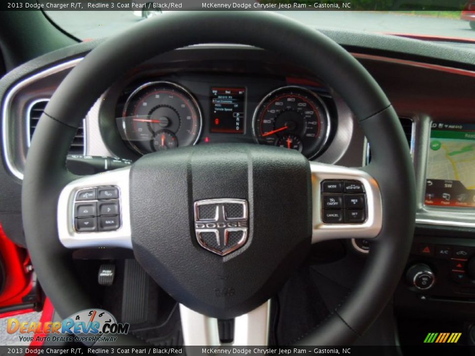 2013 Dodge Charger R/T Steering Wheel Photo #16