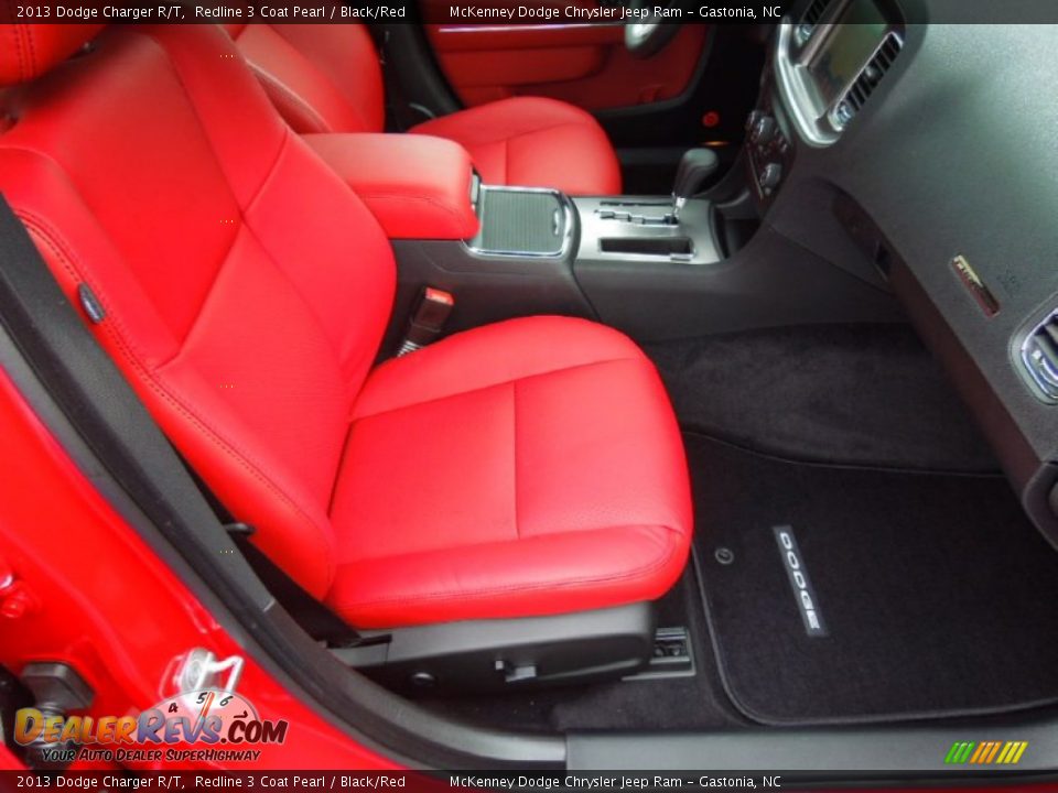 2013 Dodge Charger R/T Redline 3 Coat Pearl / Black/Red Photo #24