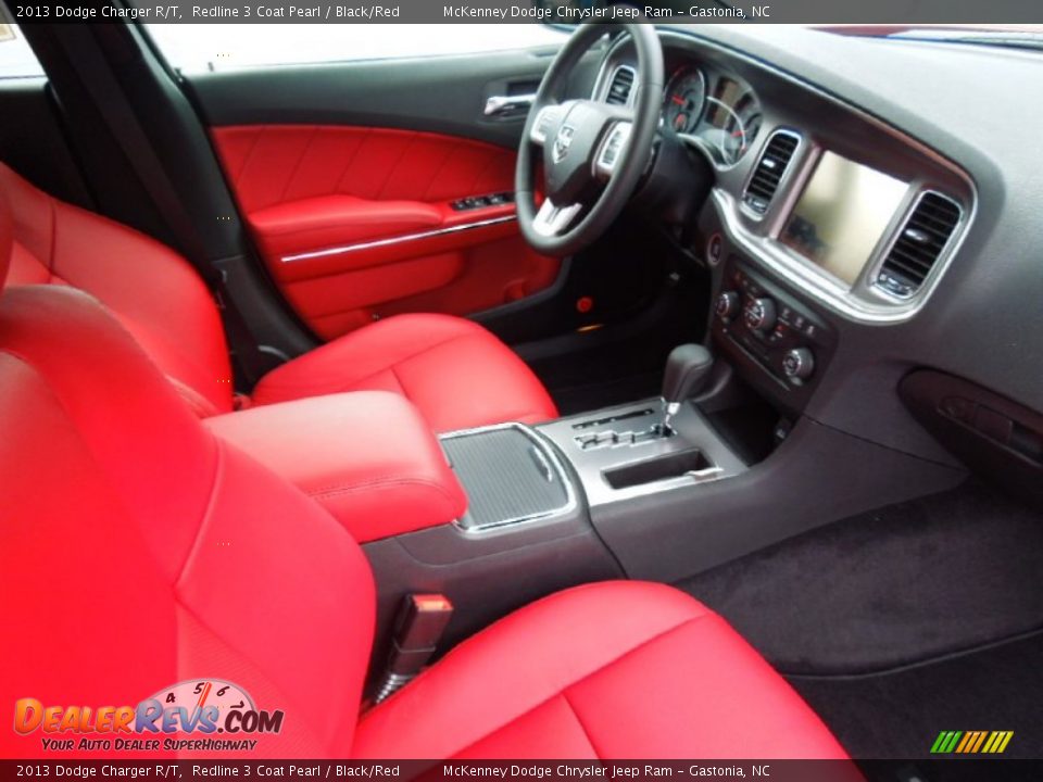 2013 Dodge Charger R/T Redline 3 Coat Pearl / Black/Red Photo #25