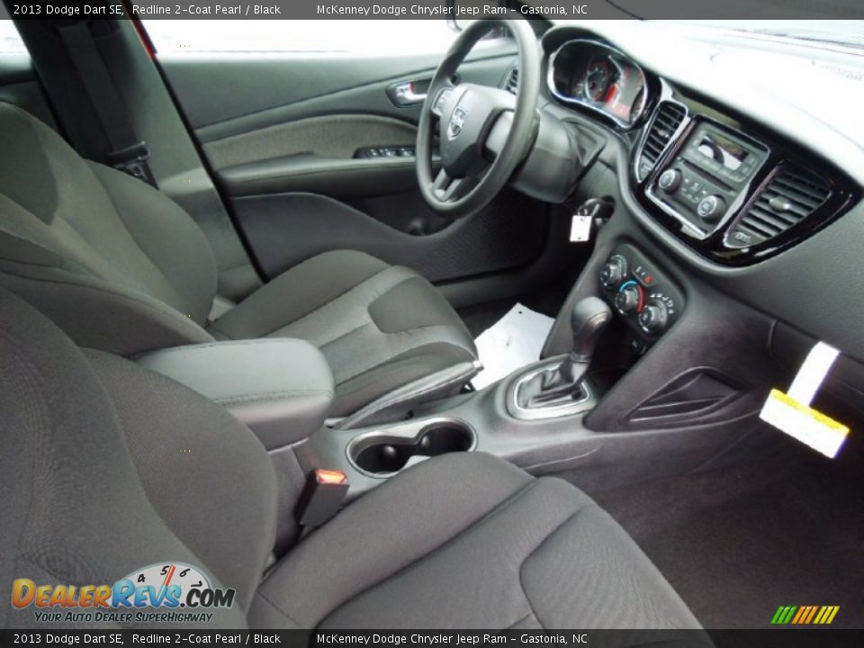 Black Interior - 2013 Dodge Dart SE Photo #22