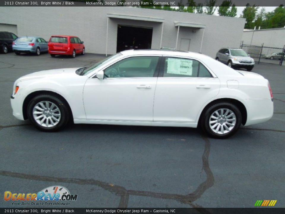 2013 Chrysler 300 Bright White / Black Photo #3