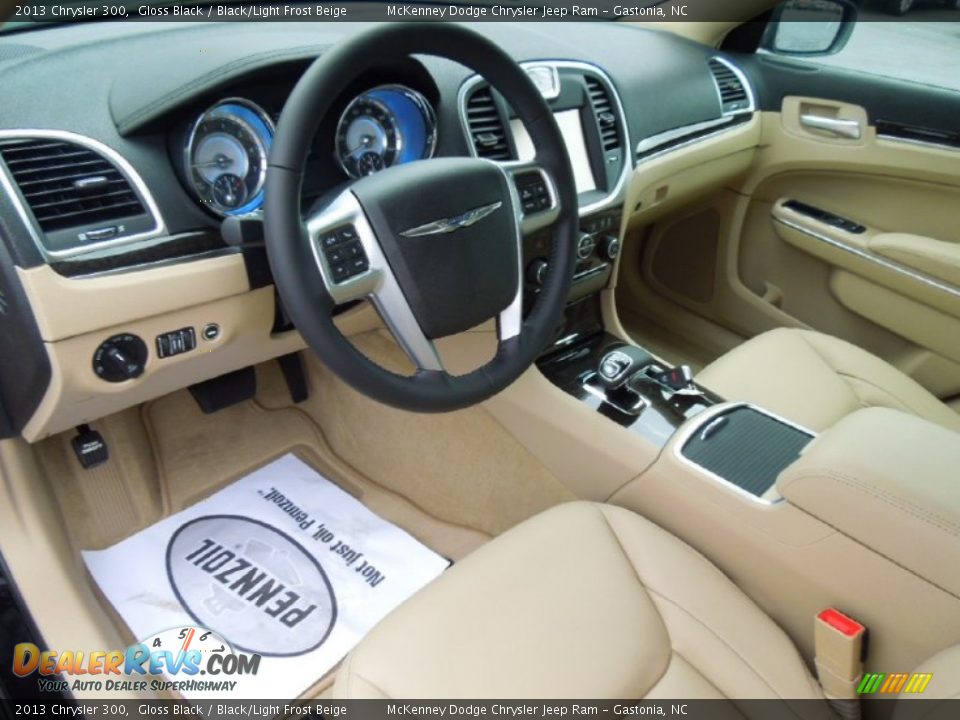 Black/Light Frost Beige Interior - 2013 Chrysler 300  Photo #27