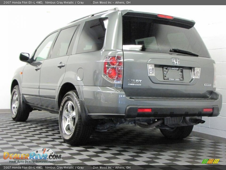 2007 Honda Pilot EX-L 4WD Nimbus Gray Metallic / Gray Photo #2