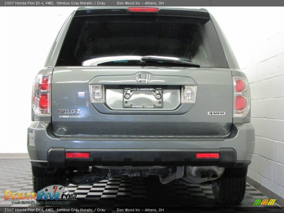 2007 Honda Pilot EX-L 4WD Nimbus Gray Metallic / Gray Photo #3