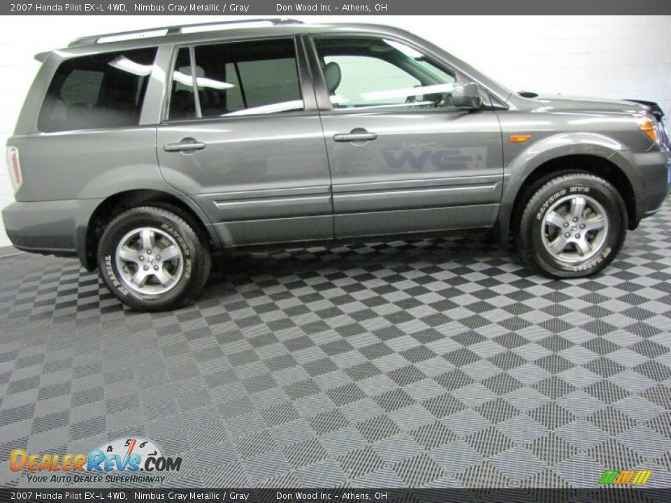 2007 Honda Pilot EX-L 4WD Nimbus Gray Metallic / Gray Photo #7