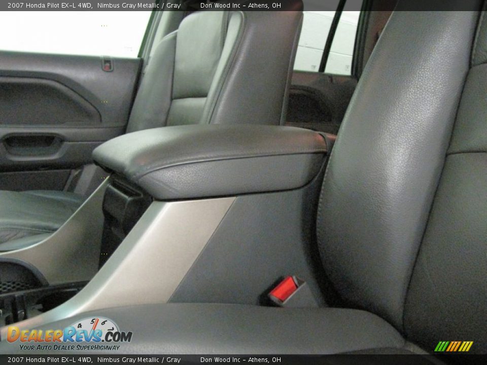 2007 Honda Pilot EX-L 4WD Nimbus Gray Metallic / Gray Photo #13