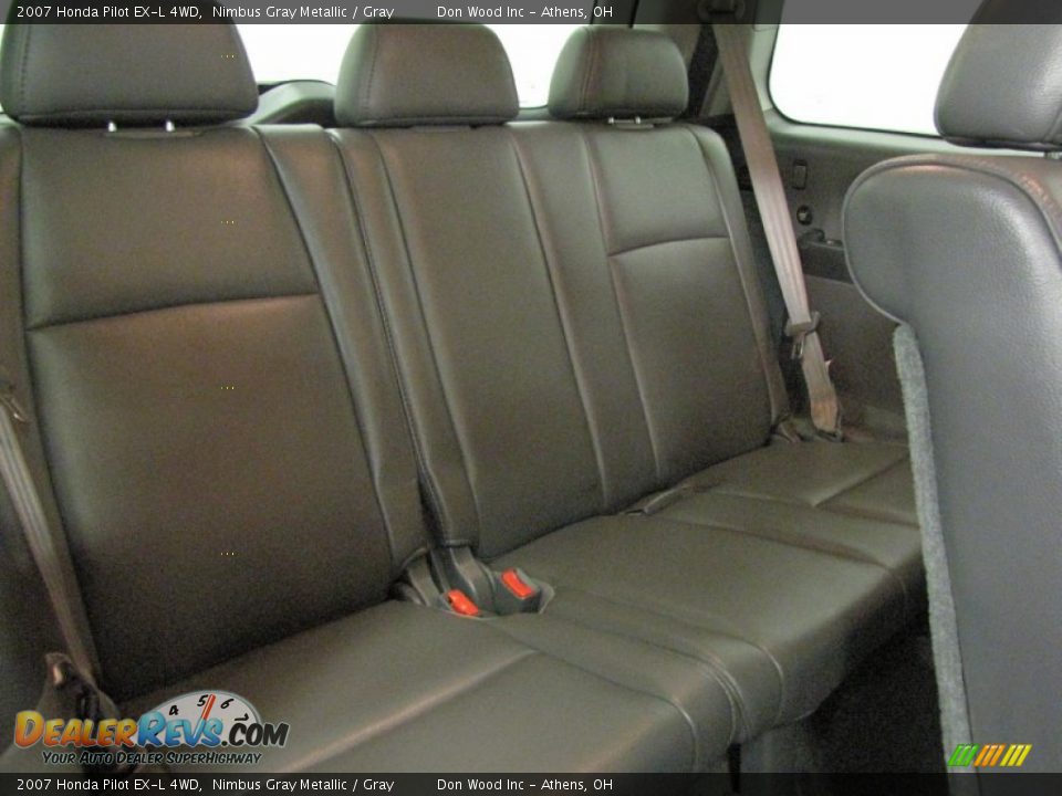 2007 Honda Pilot EX-L 4WD Nimbus Gray Metallic / Gray Photo #26