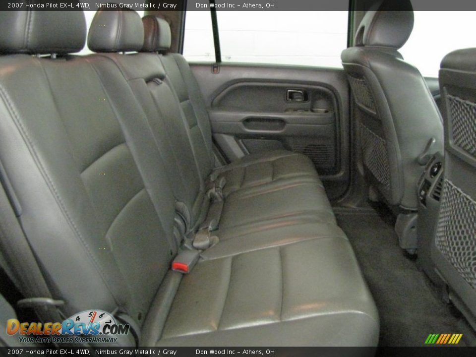 2007 Honda Pilot EX-L 4WD Nimbus Gray Metallic / Gray Photo #27