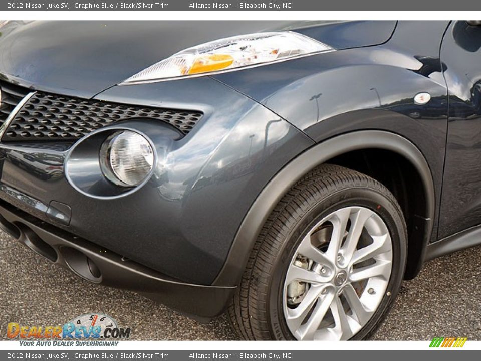 2012 Nissan Juke SV Graphite Blue / Black/Silver Trim Photo #2