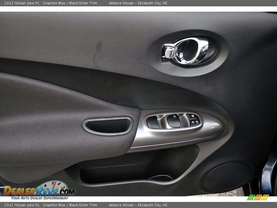 2012 Nissan Juke SV Graphite Blue / Black/Silver Trim Photo #7