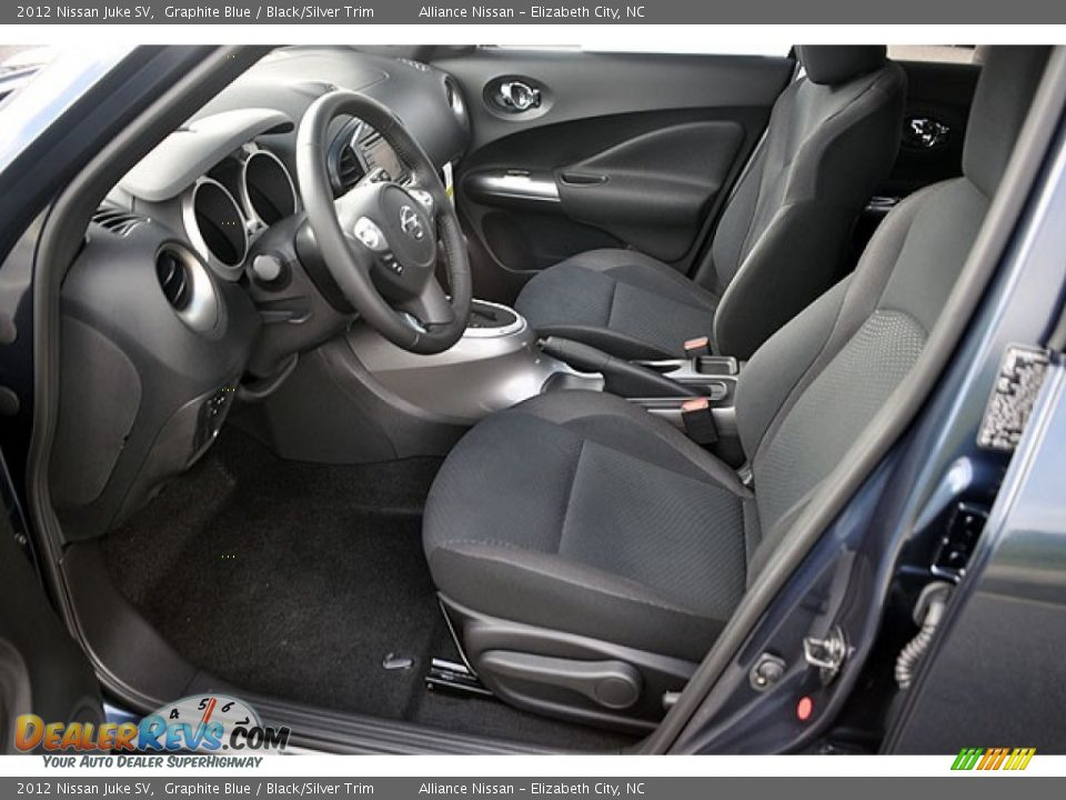 2012 Nissan Juke SV Graphite Blue / Black/Silver Trim Photo #8