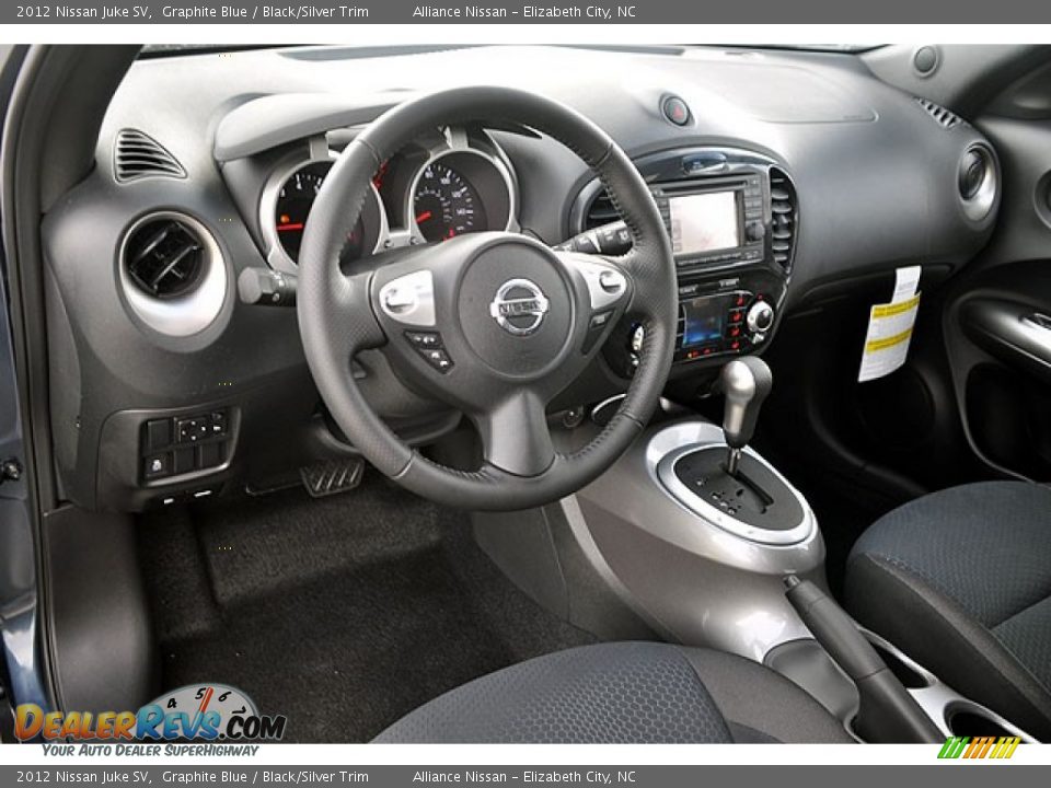 2012 Nissan Juke SV Graphite Blue / Black/Silver Trim Photo #9