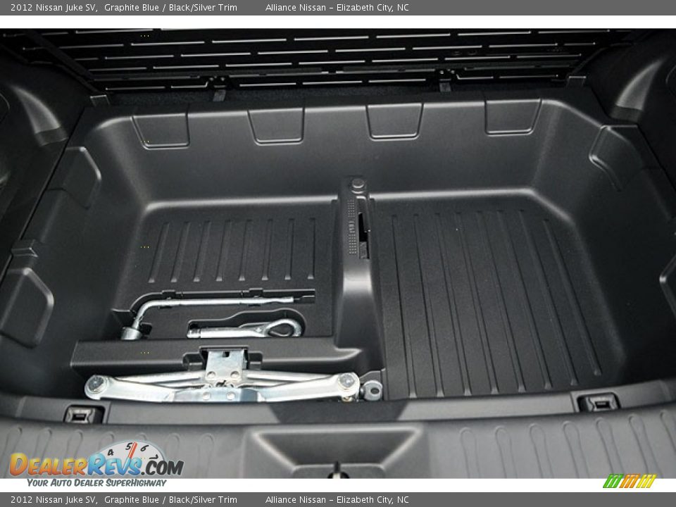 2012 Nissan Juke SV Graphite Blue / Black/Silver Trim Photo #13