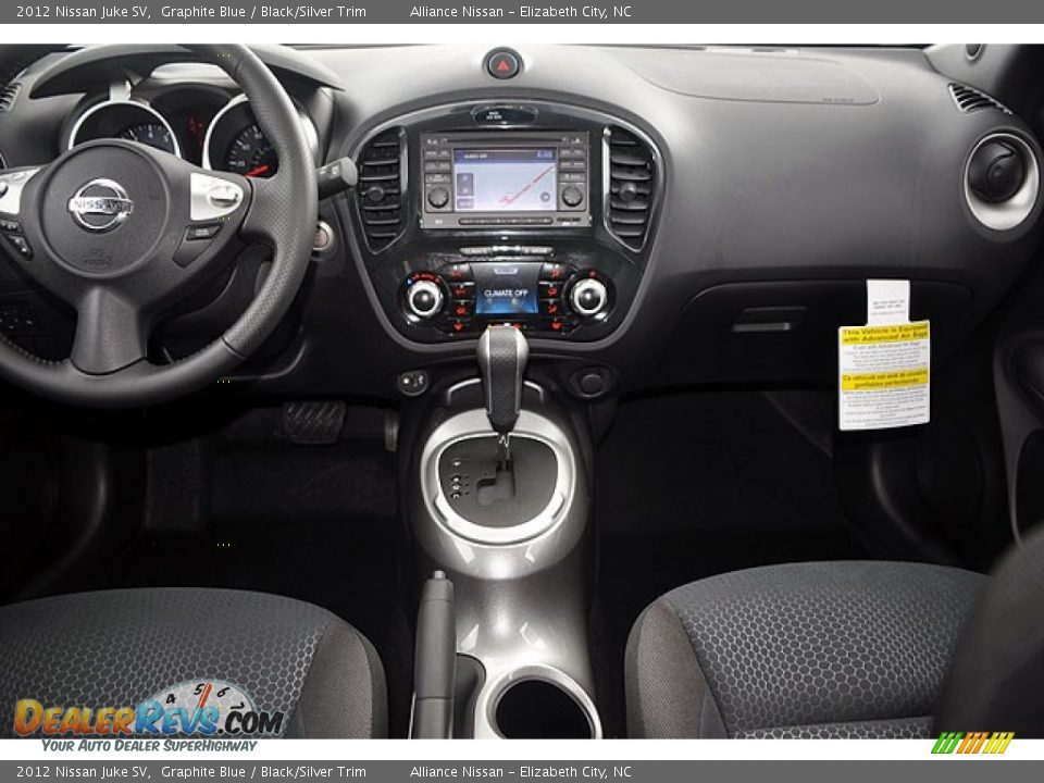 2012 Nissan Juke SV Graphite Blue / Black/Silver Trim Photo #15