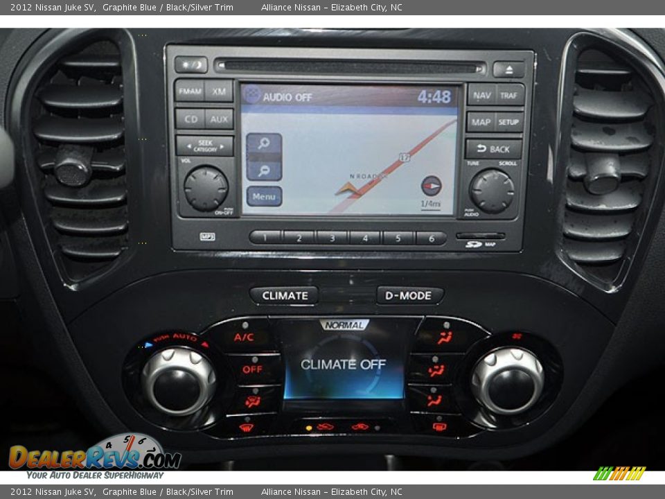 2012 Nissan Juke SV Graphite Blue / Black/Silver Trim Photo #16