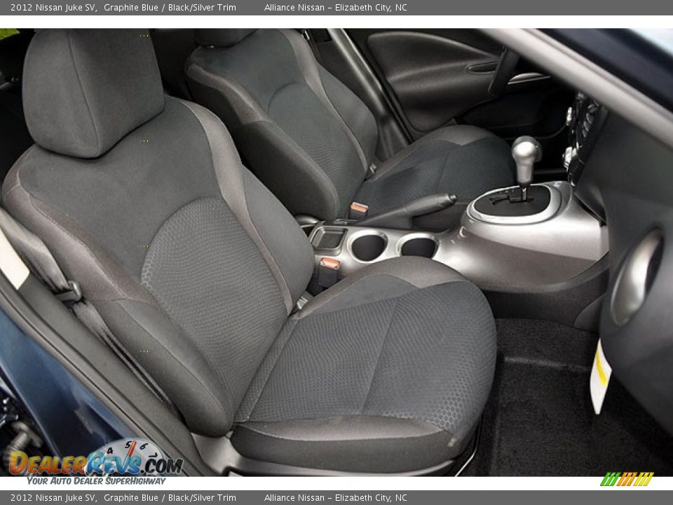 2012 Nissan Juke SV Graphite Blue / Black/Silver Trim Photo #17