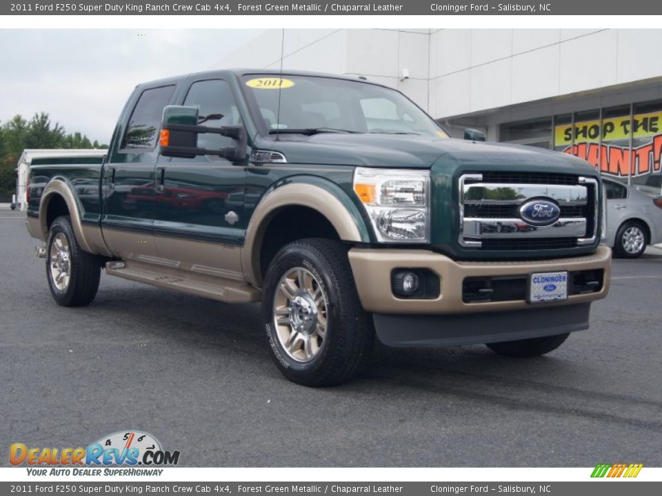 Front 3/4 View of 2011 Ford F250 Super Duty King Ranch Crew Cab 4x4 Photo #1