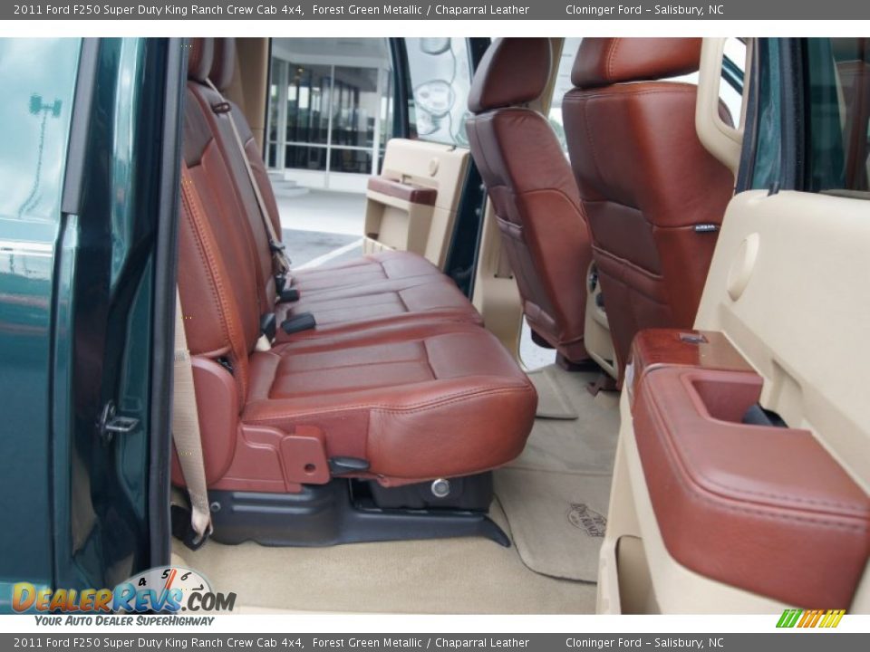 Rear Seat of 2011 Ford F250 Super Duty King Ranch Crew Cab 4x4 Photo #13