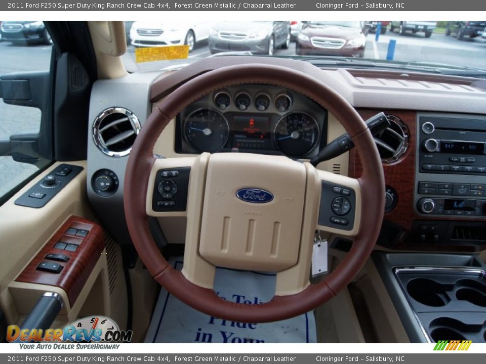 2011 Ford F250 Super Duty King Ranch Crew Cab 4x4 Steering Wheel Photo #27