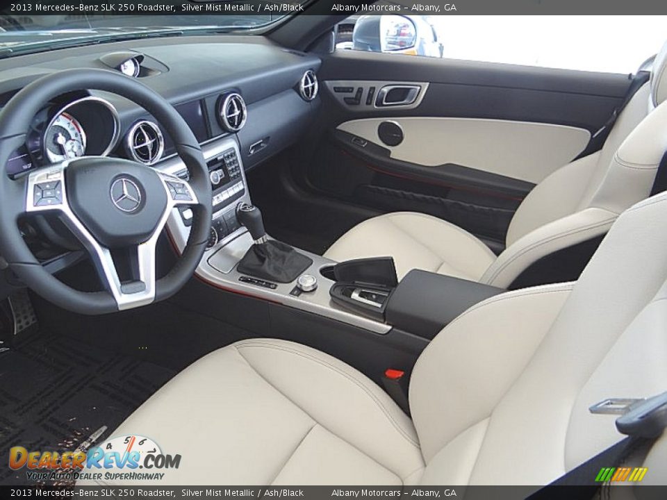 Ash Black Interior 2013 Mercedes Benz Slk 250 Roadster