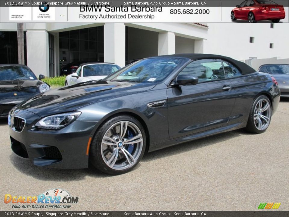 2013 BMW M6 Coupe Singapore Grey Metallic / Silverstone II Photo #1